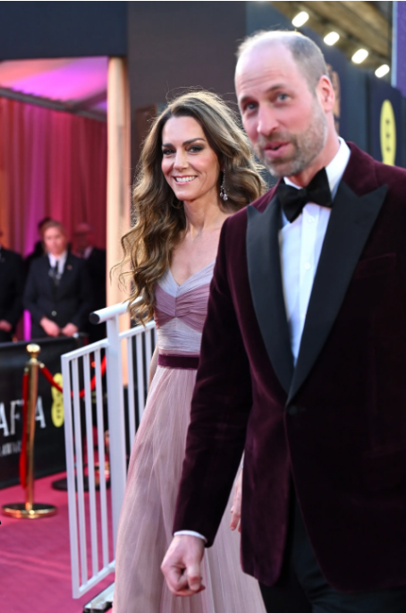 Kate Middleton ja prints William naasmine BAFTA 2026-le